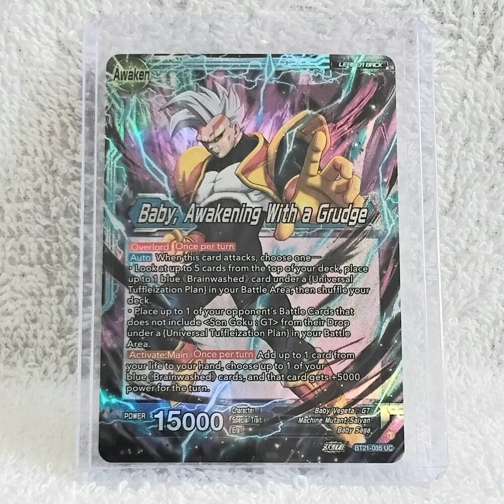 3/$25 Mint 2023 Baby, Awakening With.. Dragon Ball Super Card BT21_035_UC Holo!!